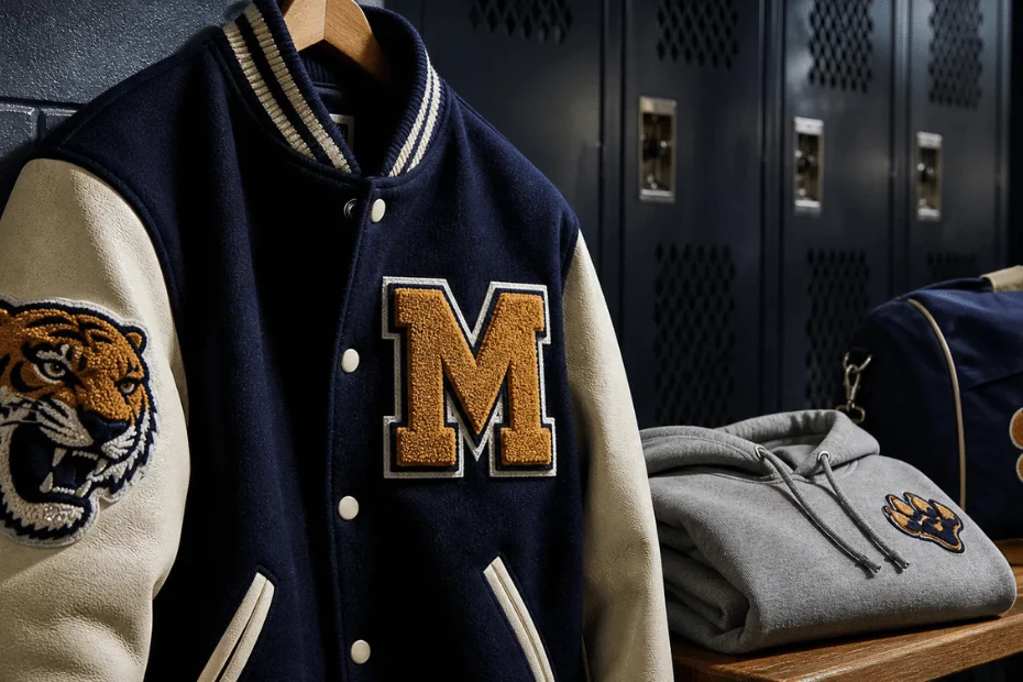 Chenille digitizing for varsity letters and mascots