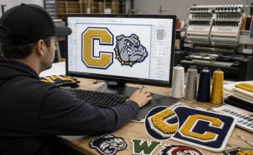 Chenille digitizing techniques for varsity letters
